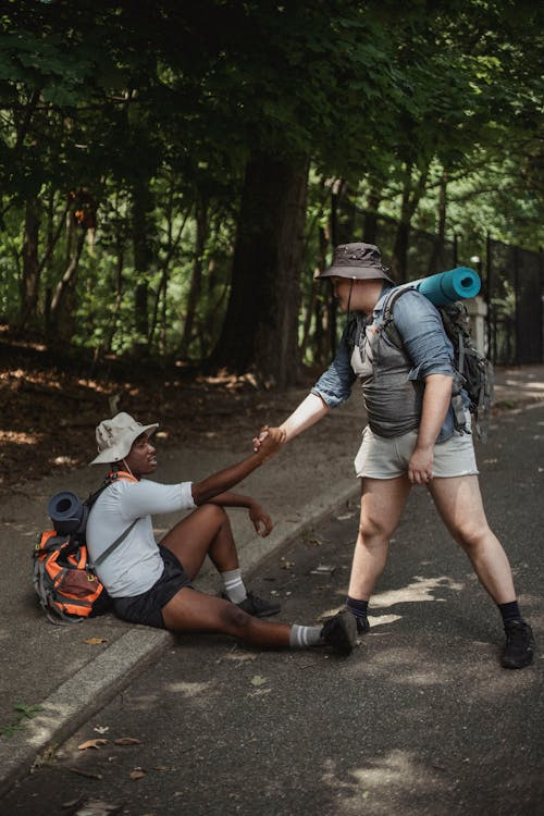  a person helping another